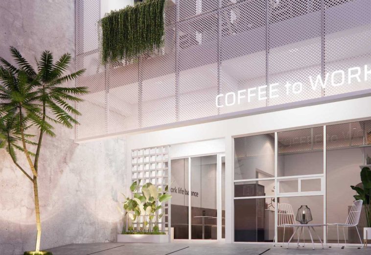 Desain Cafe Co Working Space Margonda