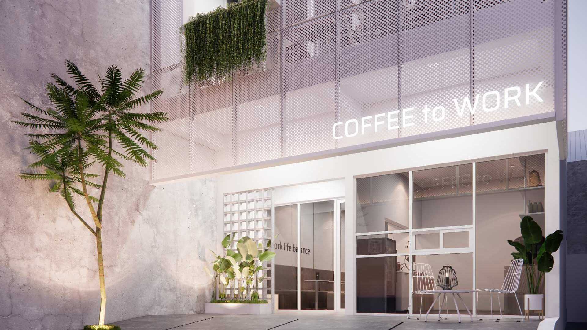 Desain Cafe Co Working Space Margonda